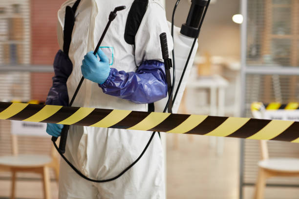 Professional Biohazard technician working in Richwood, TX